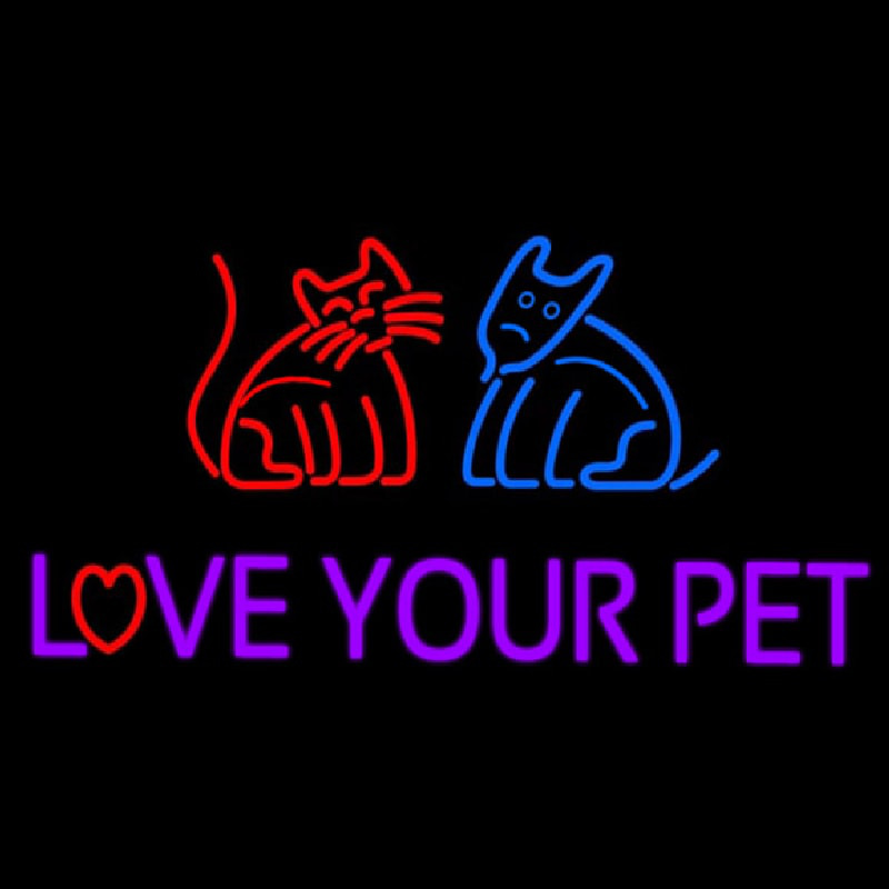 Love Your Pet Neon Sign