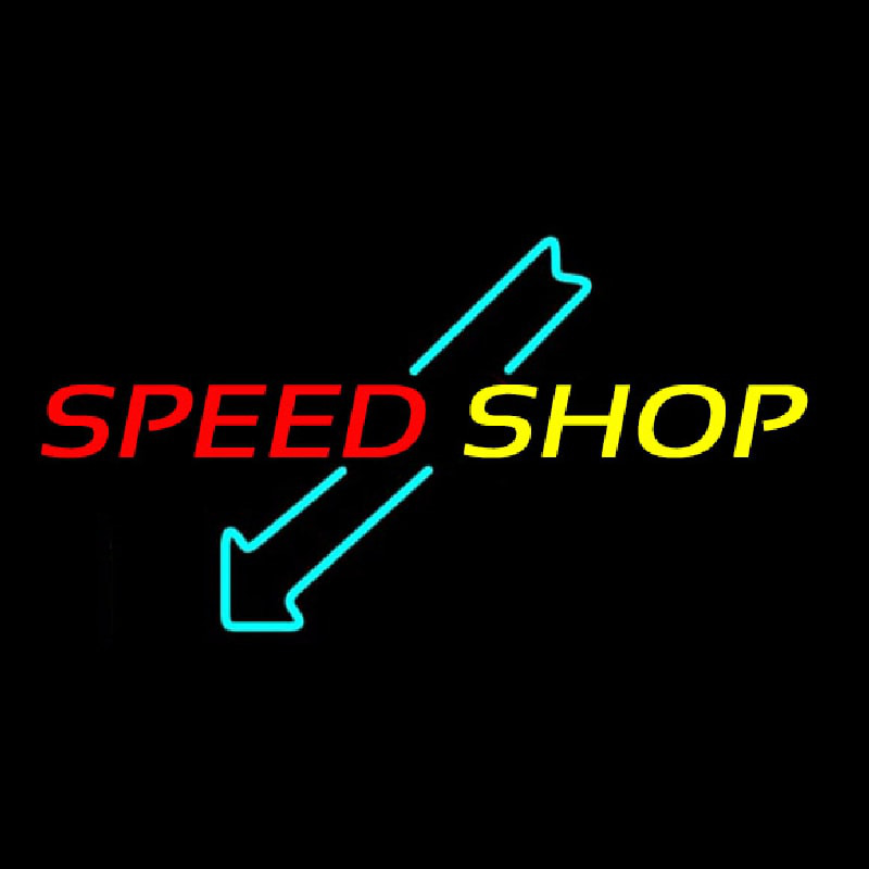 Machine Speed Shop Neon Sign