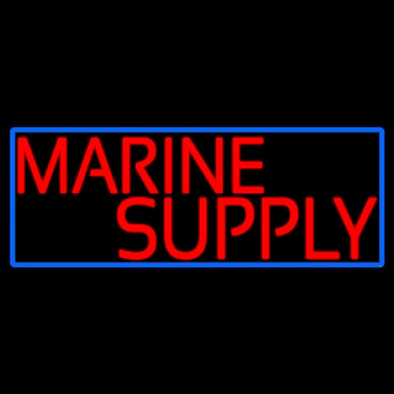 Marine Supply Neon Sign