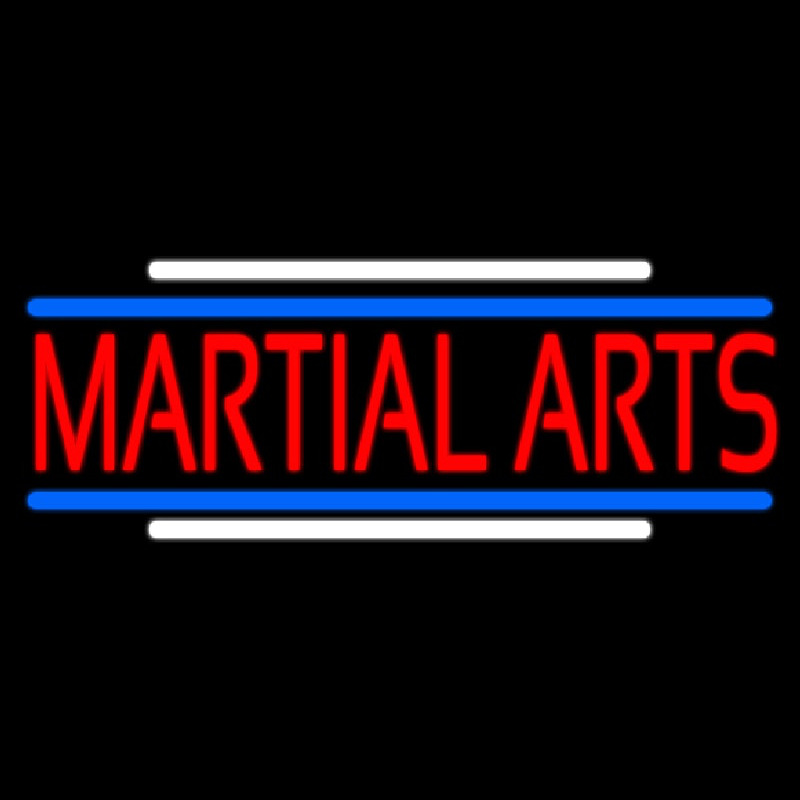 Martial Arts Neon Sign