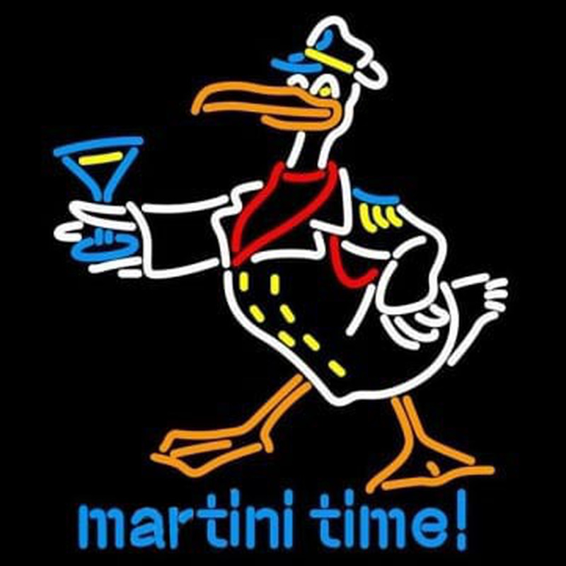 Martini Time Neon Sign