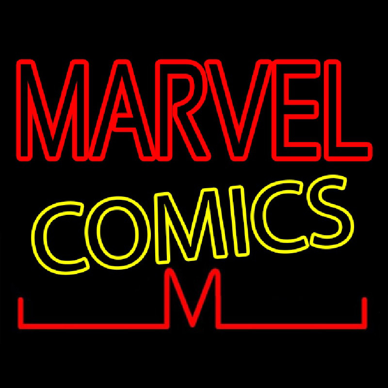 Marvel Comics Neon Sign