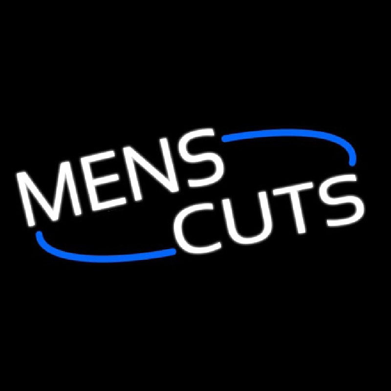 Mens Cuts Neon Sign