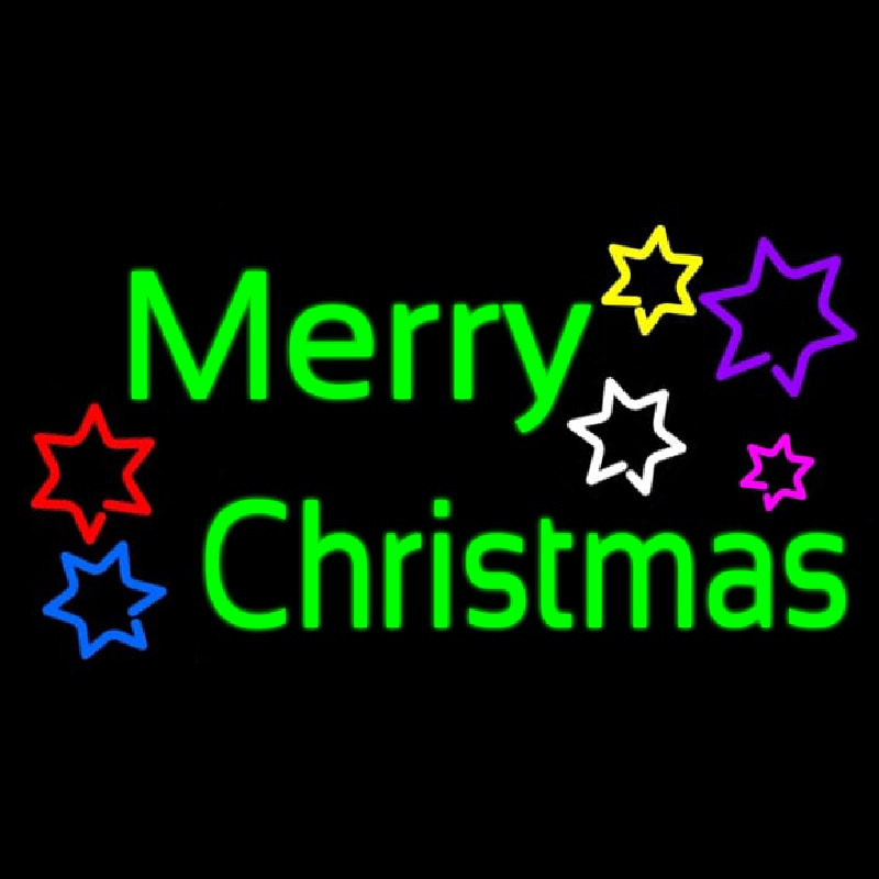 Merry Christmas Neon Sign