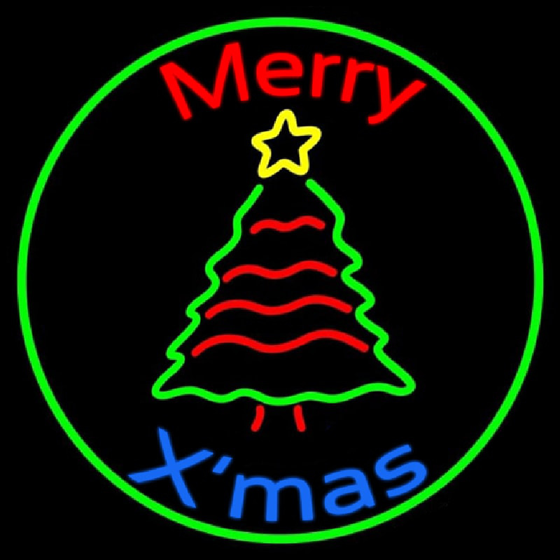 Merry Xmas Neon Sign