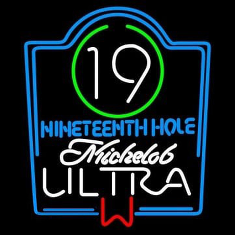 Michelob Ultra 19th Hole Neon Sign