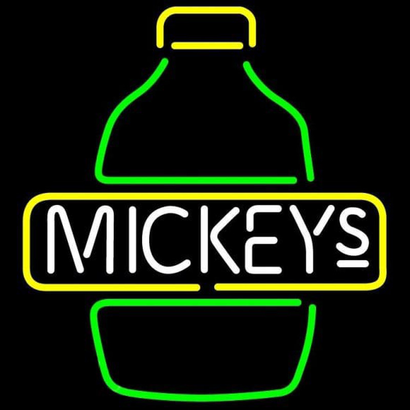 Mickeys Bottle Neon Sign