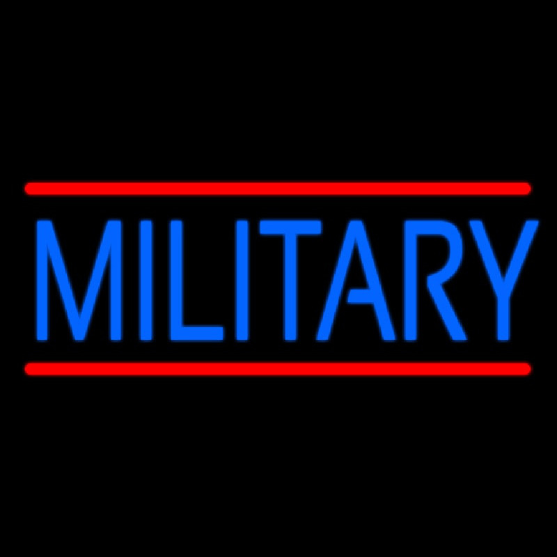 Military Neon Sign