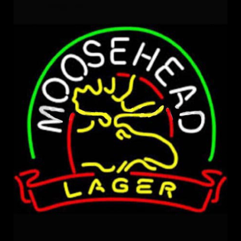 Moosehead Lager Beer Neon Sign