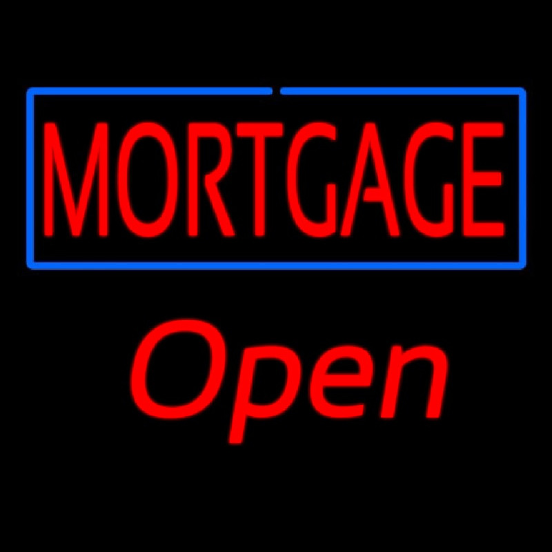 Mortgage Open Neon Sign