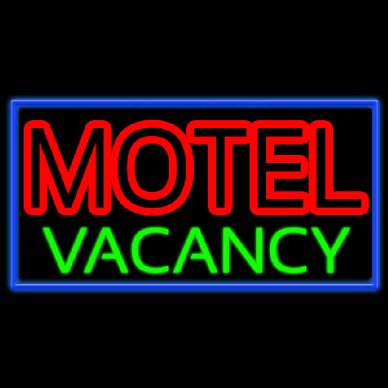 Motel Vacancy Neon Sign