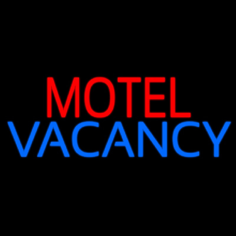 Motel Vacancy Neon Sign