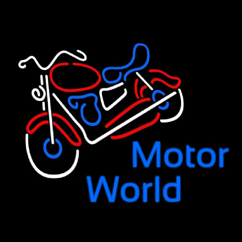 Motor World Neon Sign