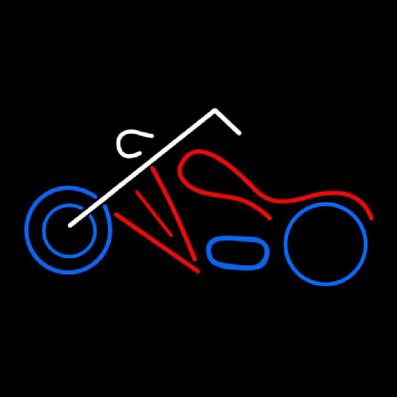 Motorcycle Logo Neon Sign