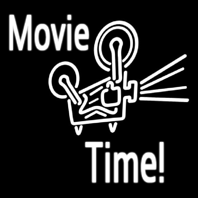 Movie Time Neon Sign