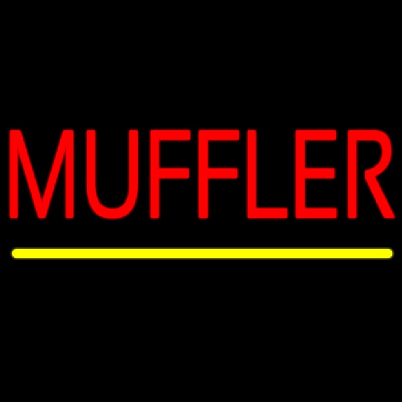 Muffler Block Neon Sign