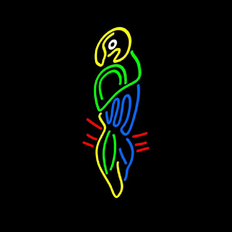 Multi Color Parrot Neon Sign