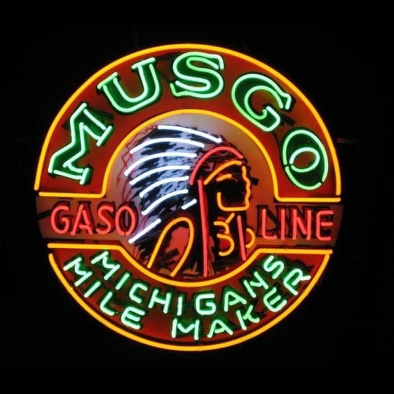 Musgo Gasoline Neon Sign