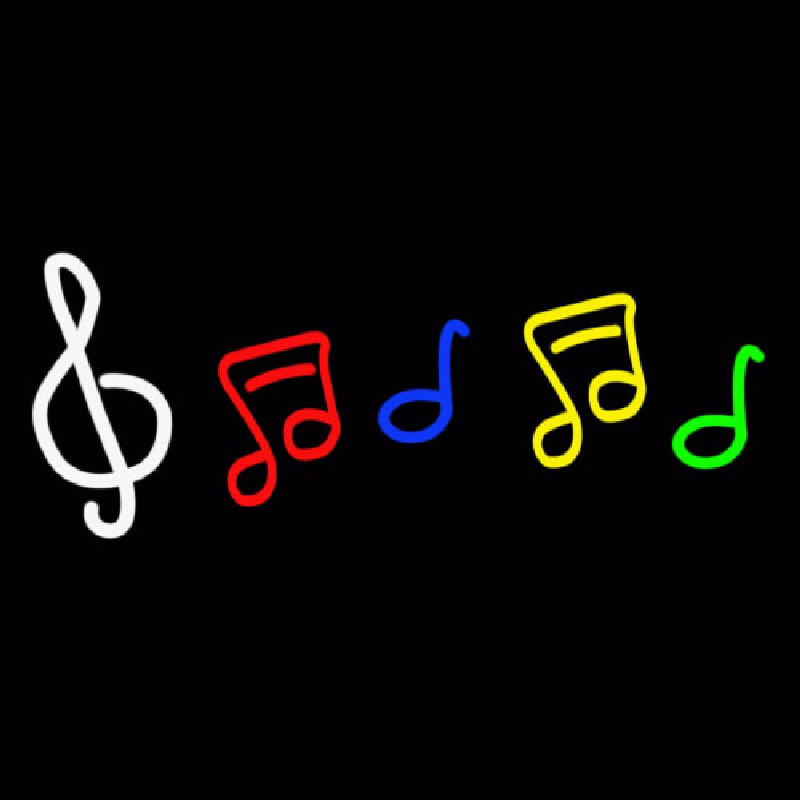 Music Logo Neon Sign