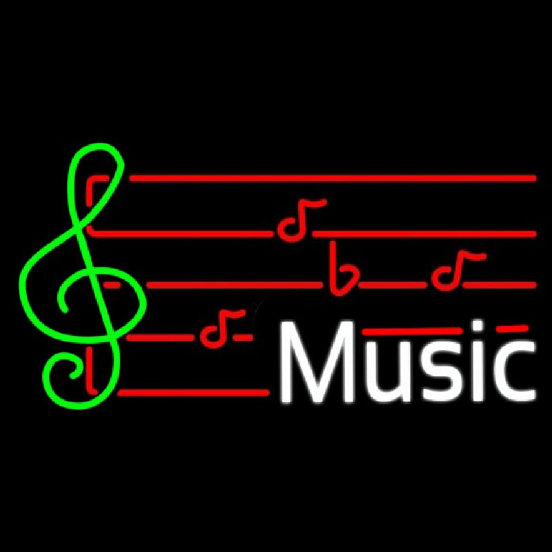 Music Note 2 Neon Sign