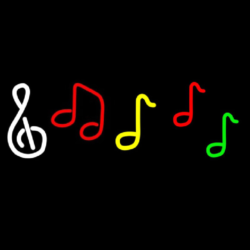 Musical Notes Neon Sign