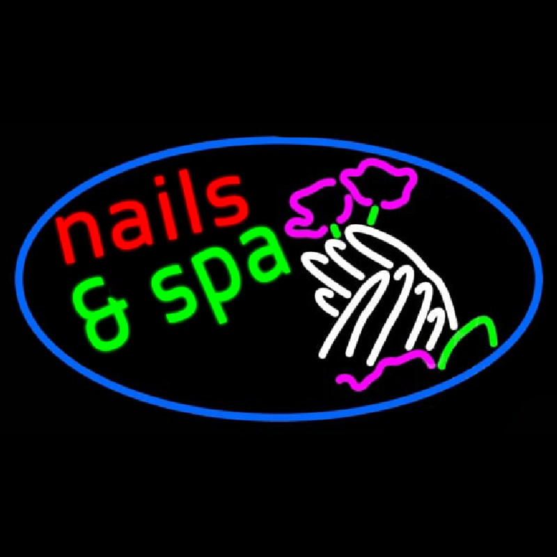 Nails And Spa Neon Sign