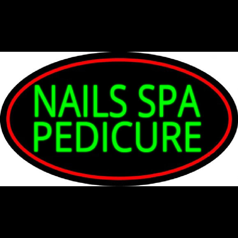 Nails Spa Pedicure Neon Sign