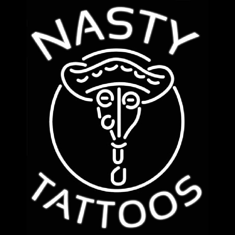 Nasty Tattoos Neon Sign