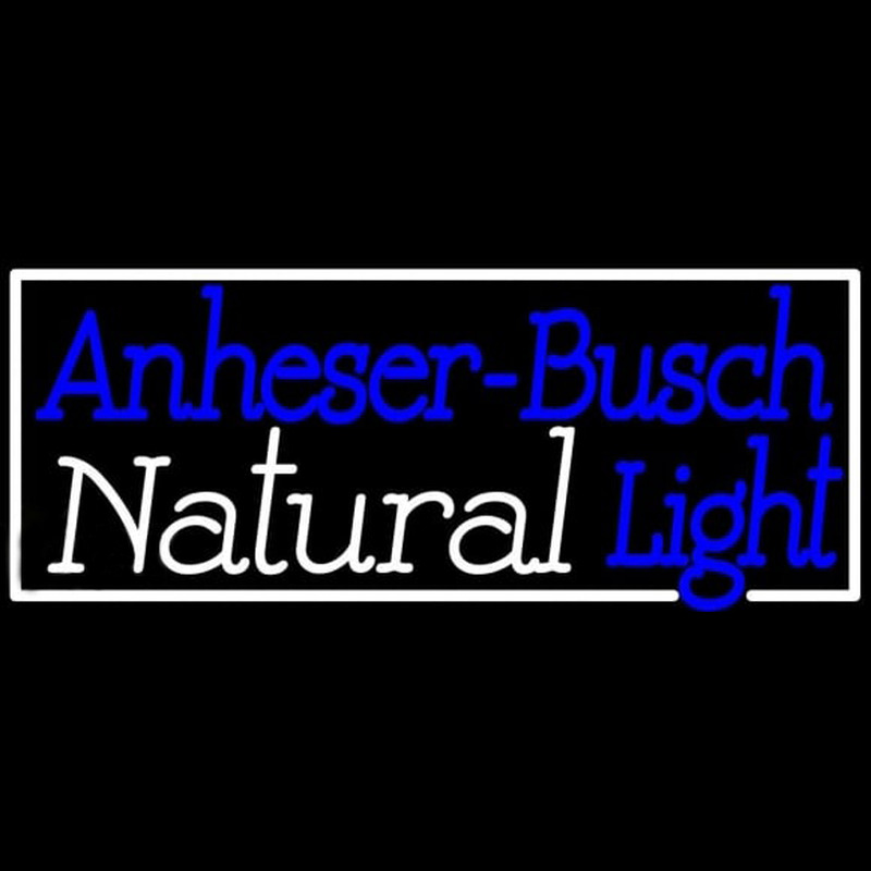 Natural Light Anheuser Busch Beer Sign Neon Sign