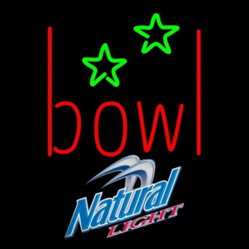Natural Light Bowling Alley Beer Sign Neon Sign