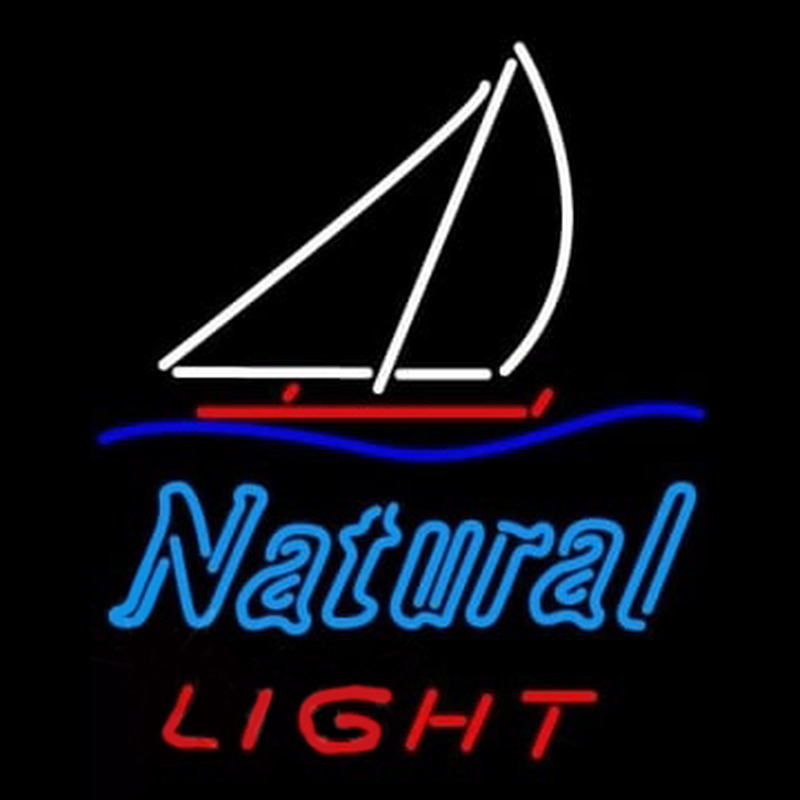 Natural Light Sailboat Neon Sign