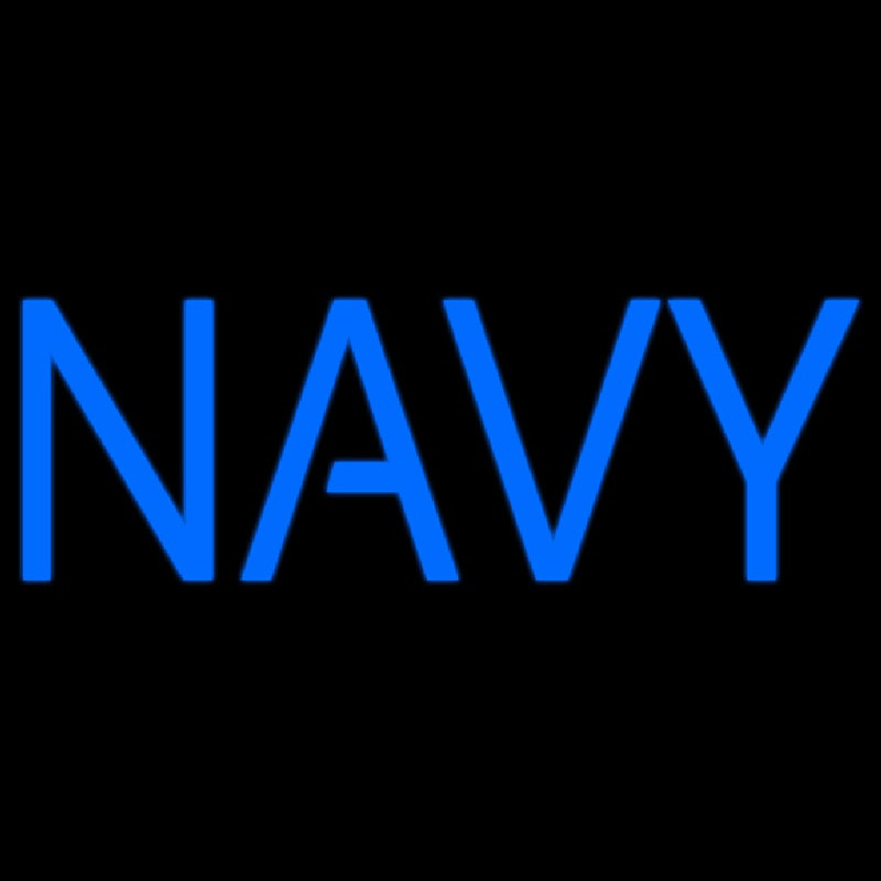 Navy Block Neon Sign