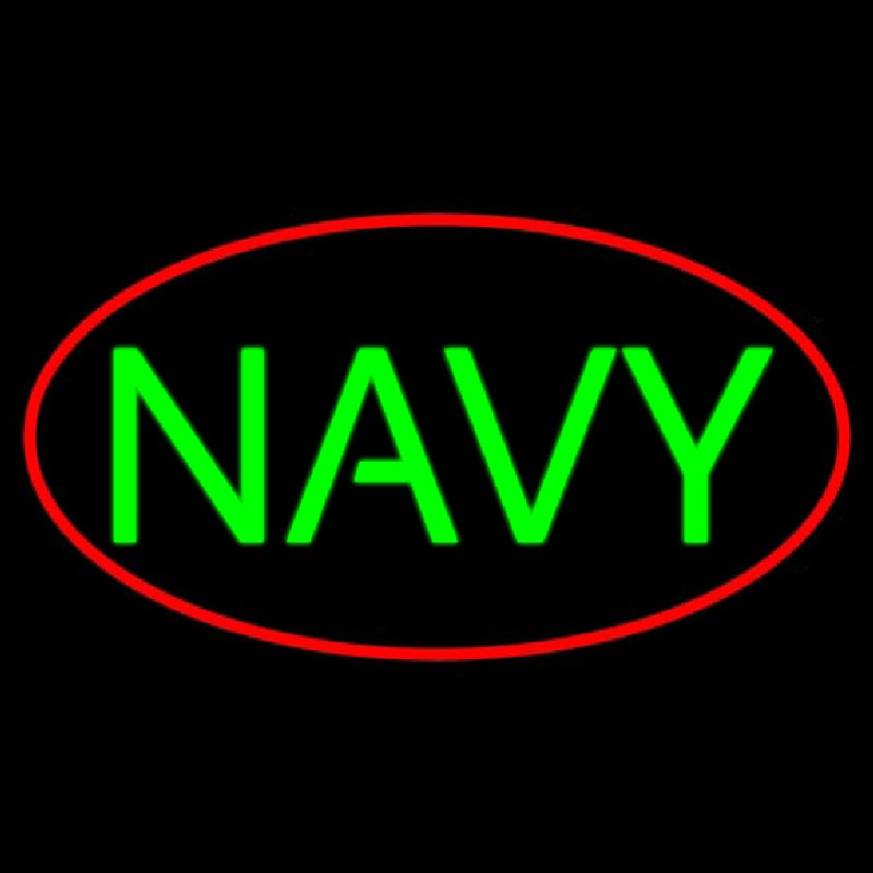 Navy Block Neon Sign