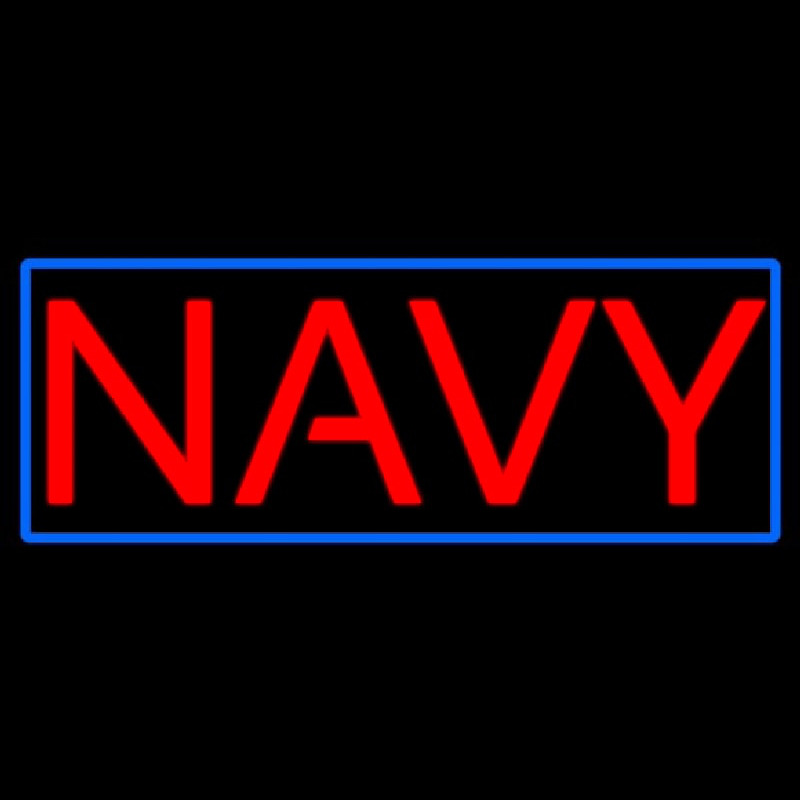 Navy Block Neon Sign