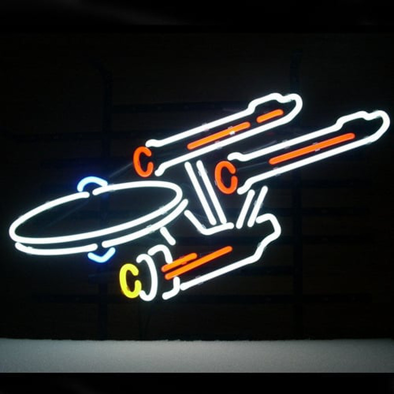 star trek neon sign