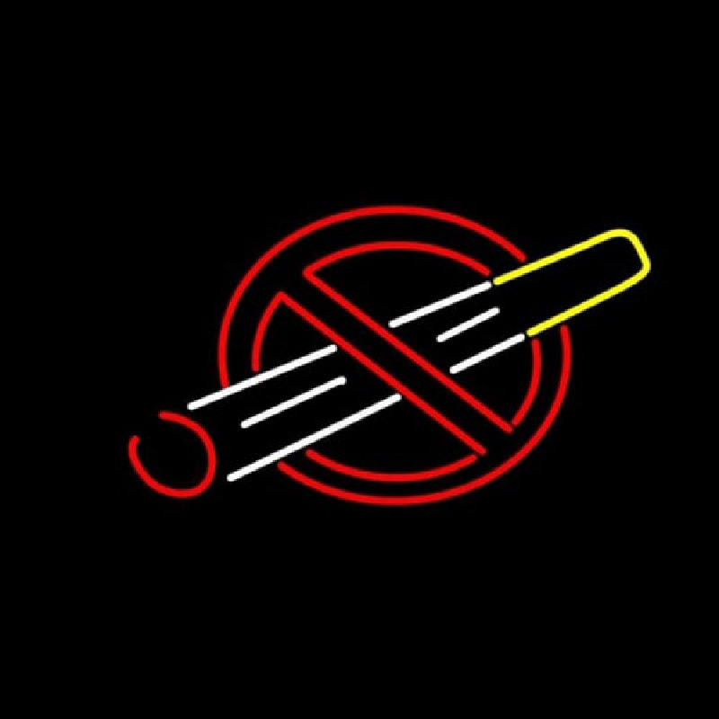 No Smoking Bar Neon Sign