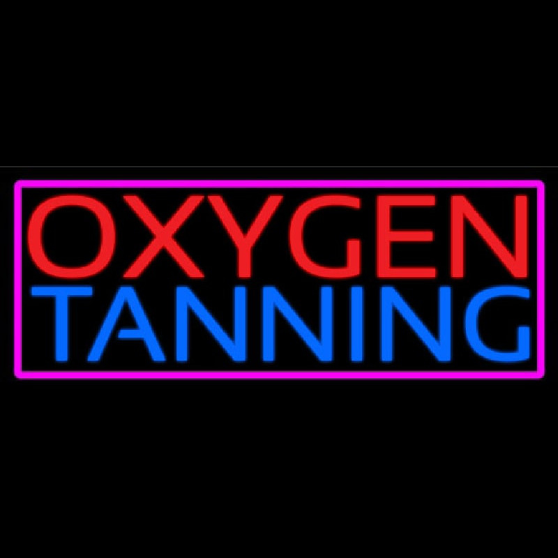 O ygen Tanning Neon Sign