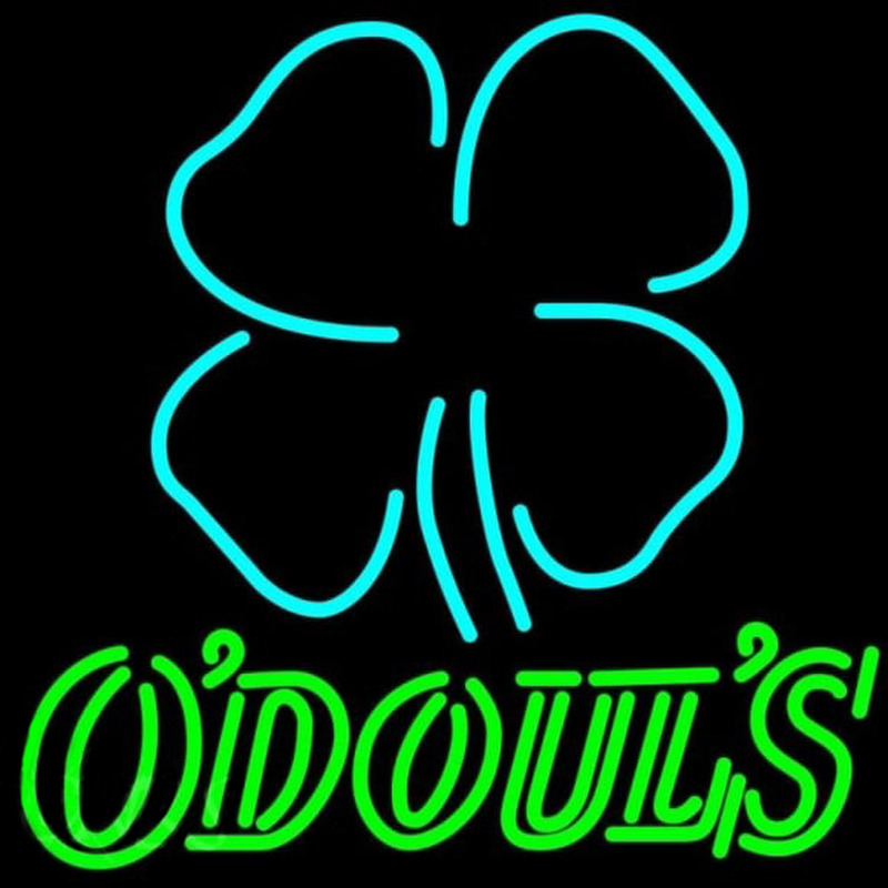 Odouls Clover Beer Sign Neon Sign