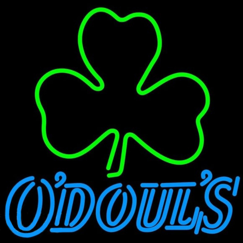 Odouls Green Clover Beer Sign Neon Sign