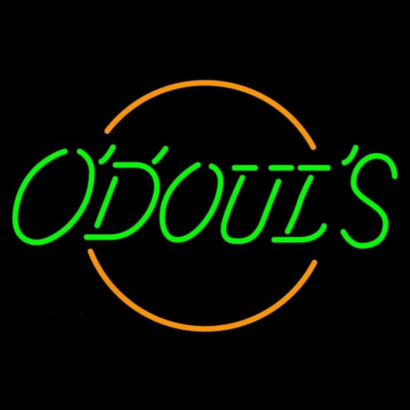 Odouls Round Beer Sign Neon Sign