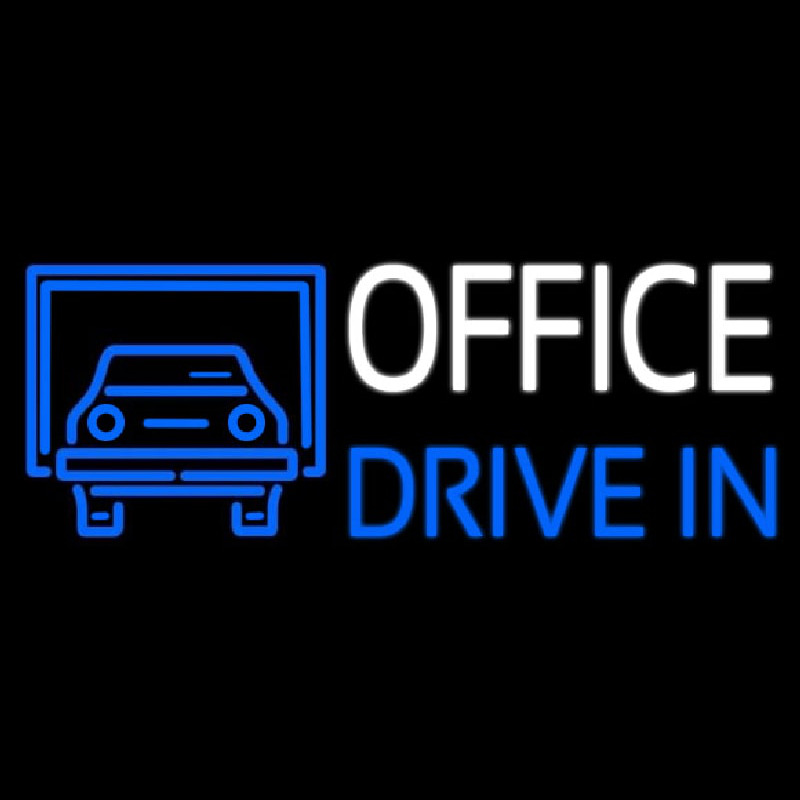 Office Drive In 1 Neon Sign