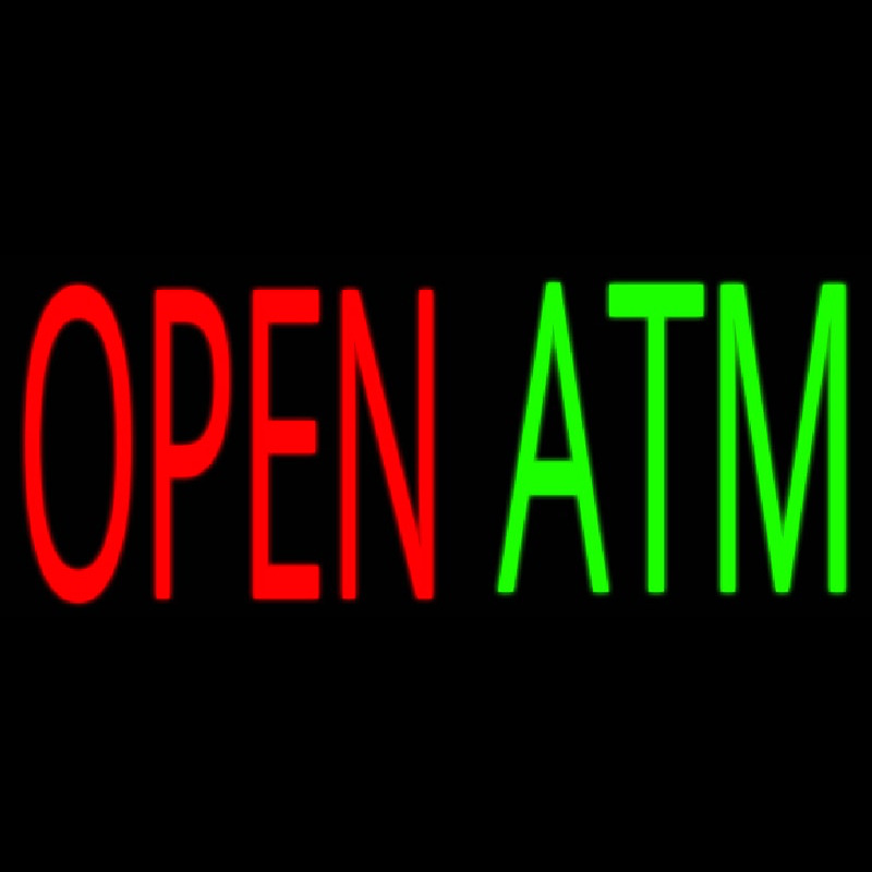 Open Atm 2 Neon Sign