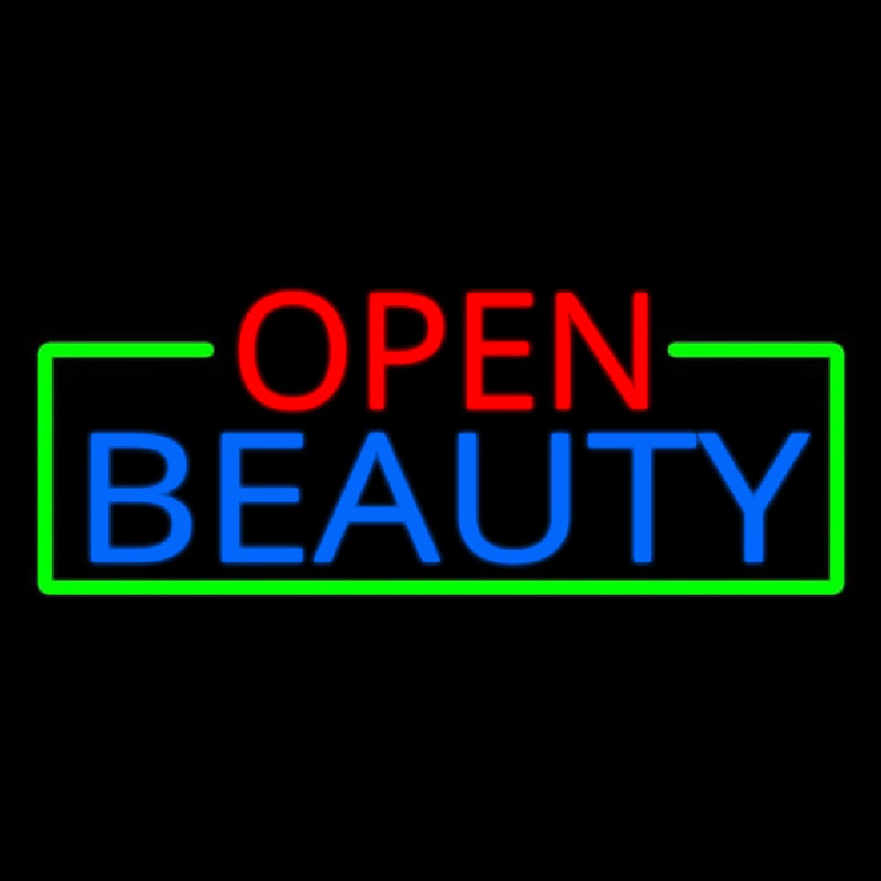 Open Beauty Salon Neon Sign