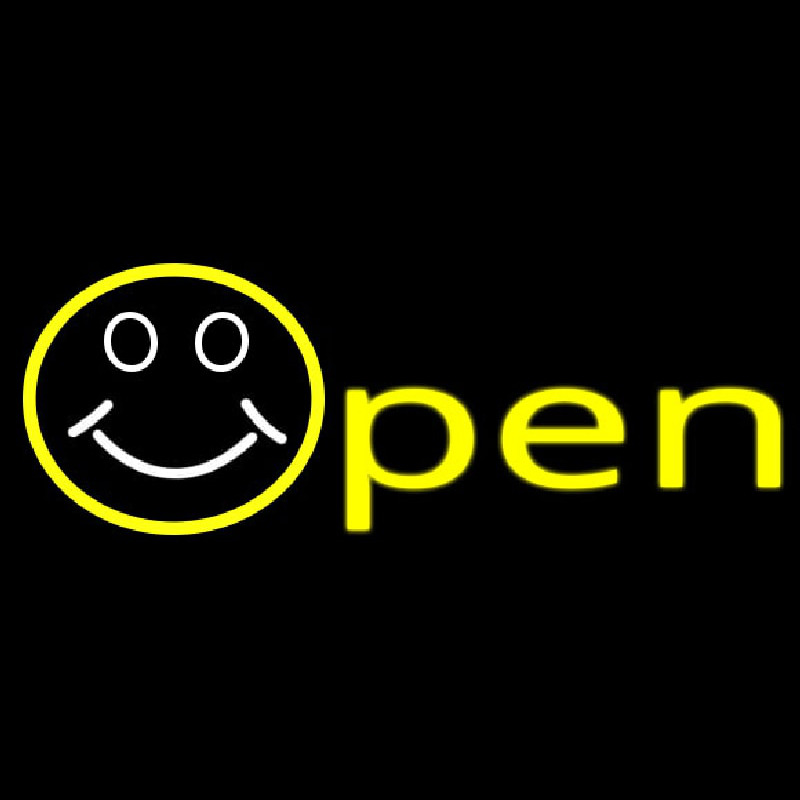 Open Neon Sign