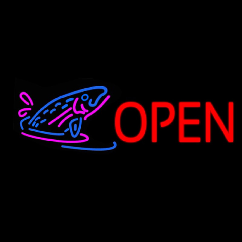 Open Neon Sign