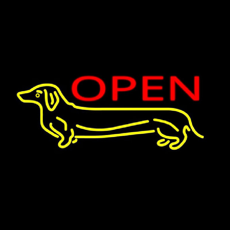 Open Neon Sign