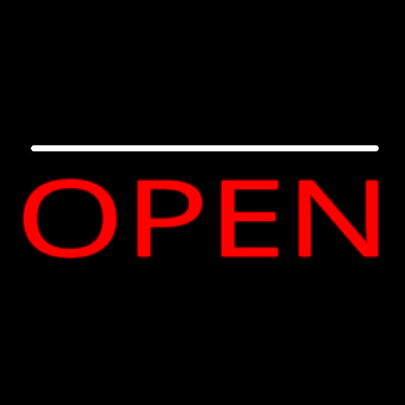 Open Neon Sign