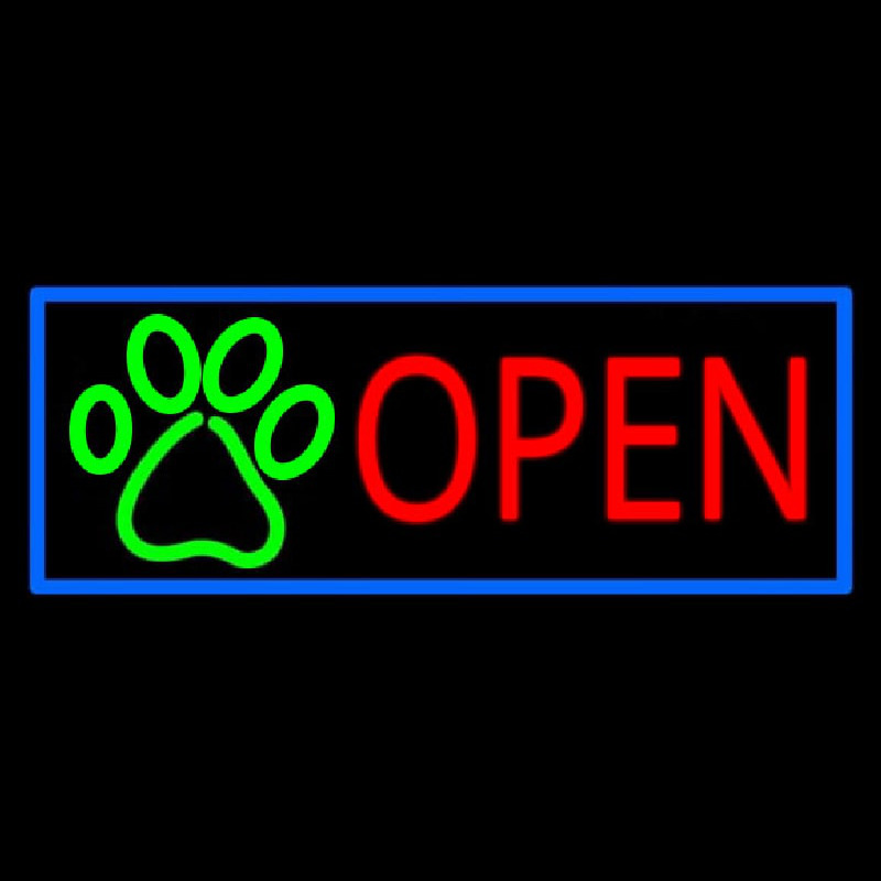 Open Neon Sign