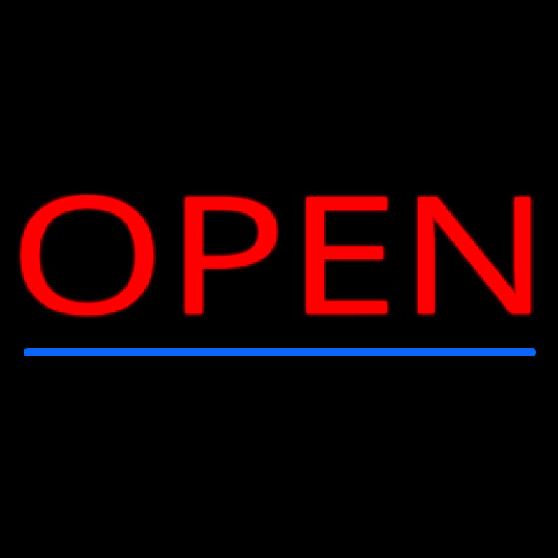 Open Neon Sign