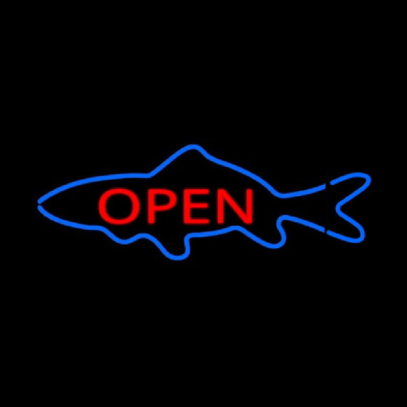 Open Neon Sign